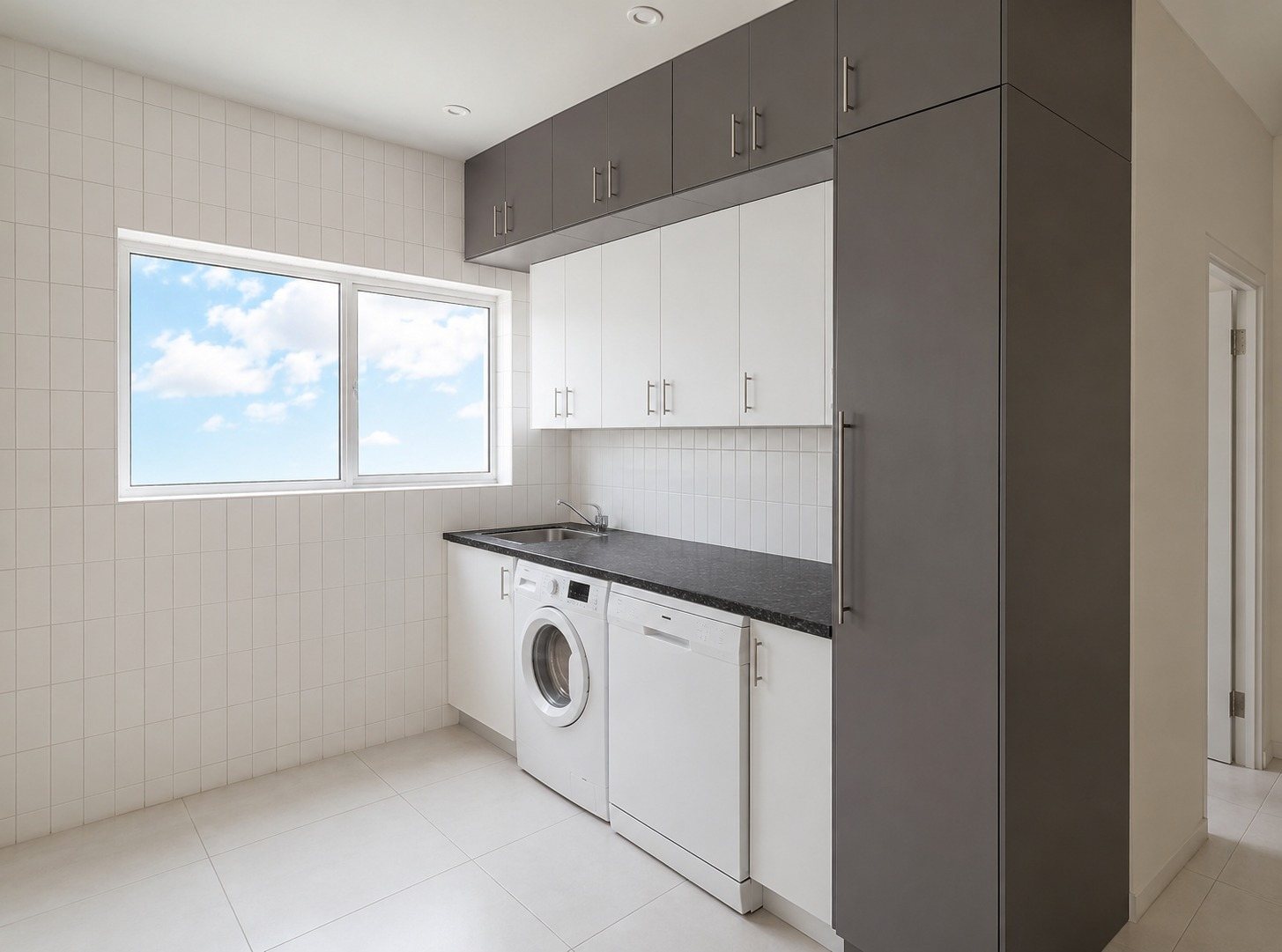 Completed kitchen cabinet design and installation